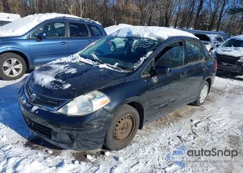2010 Nissan Versa 1.8S из США, поврежденный, VIN 3N1BC1AP8AL414099